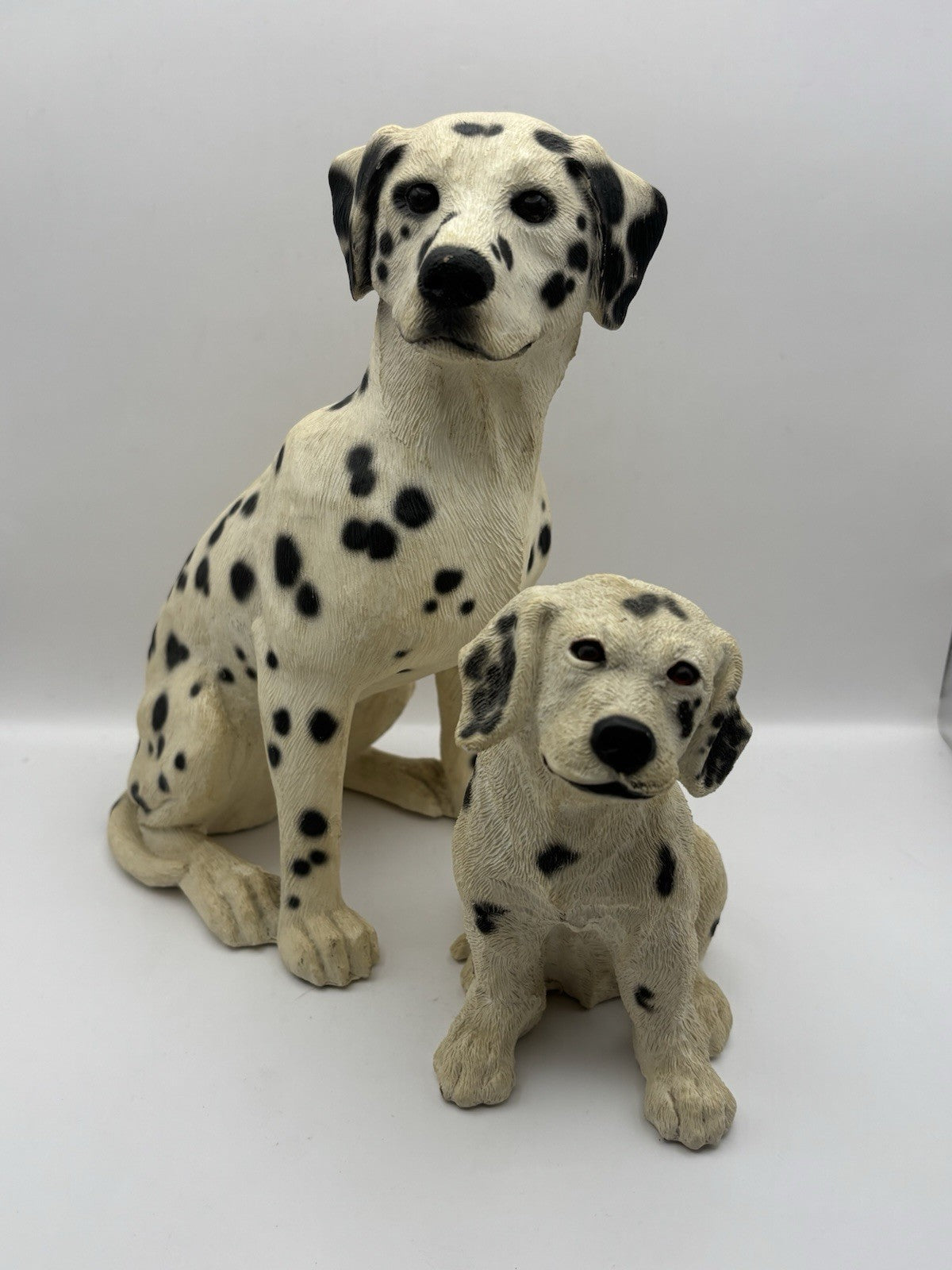 Living Stone 1988 Set of Dalmatians Dogs Figurines Lot of 2 Vintage