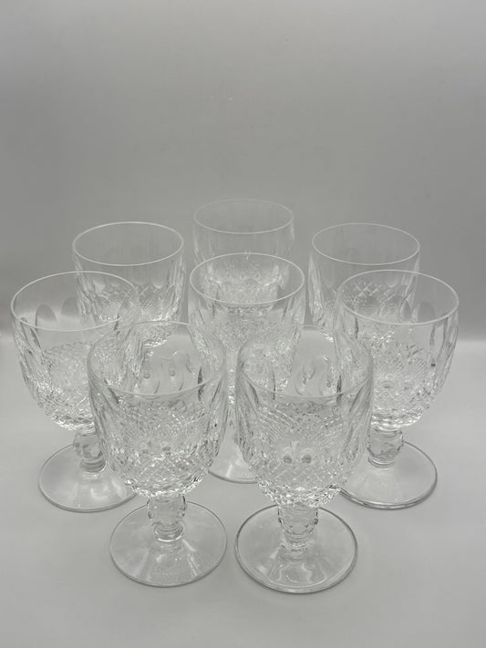 Waterford Crystal Colleen Short Stem Pattern Water Goblets, Set Of 8 , 5.25"