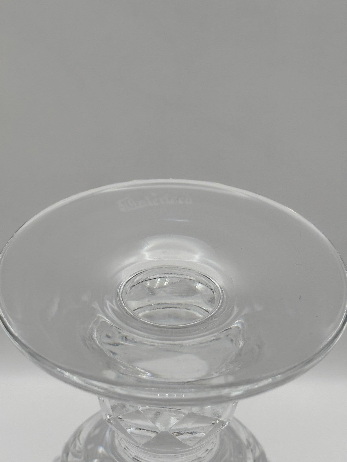 Crystal Colleen by Waterford Short Stem Diamond- Cut Patter Glasses Set of 3
