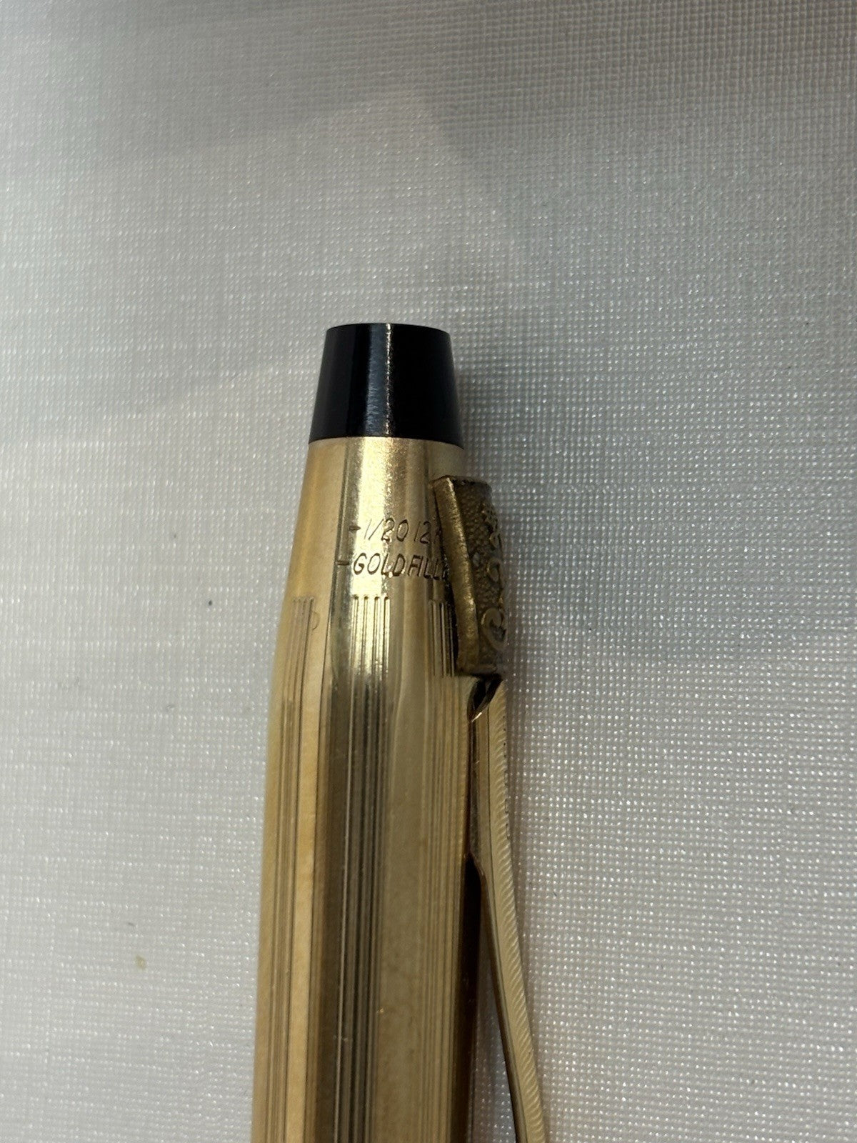 12k Gold-Filled Soft-Tip Pen in Box w/black Ink Refill