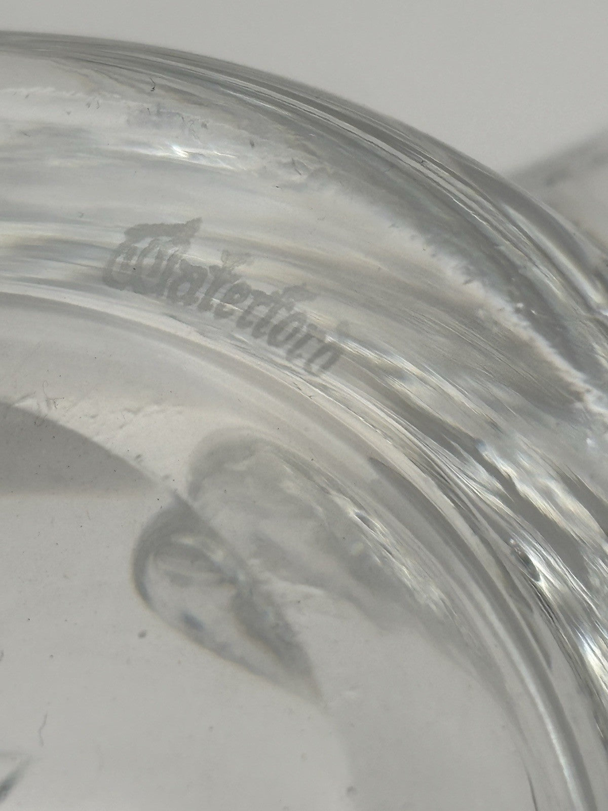 Vintage Waterford Crystal Pitcher In The Colleen Pattern. Made In Ireland 6”