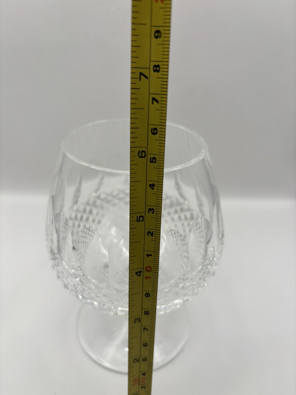 Waterford Crystal Colleen wine decanter with a distinctive diamond-cut pattern