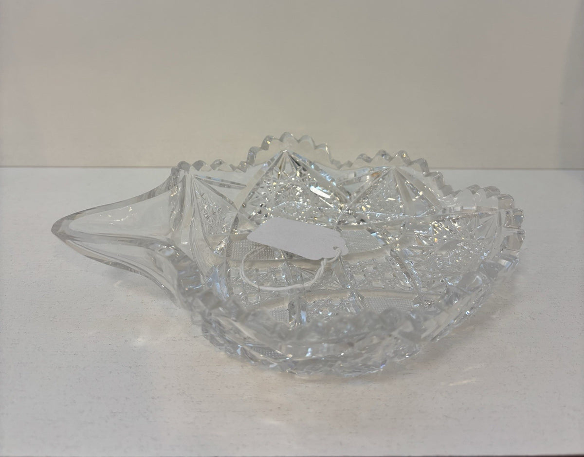 Beautiful American brilliant candy dish or spot holder