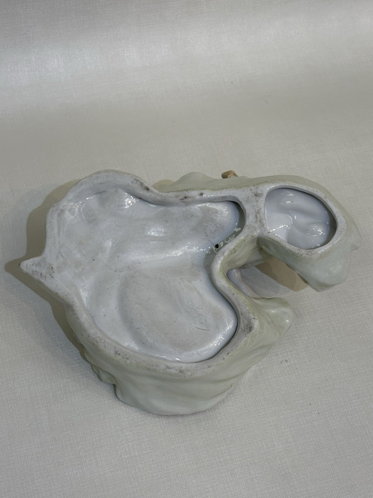 Dresser Bowl Vase Art Nouveau Porcelain Figurine Woman