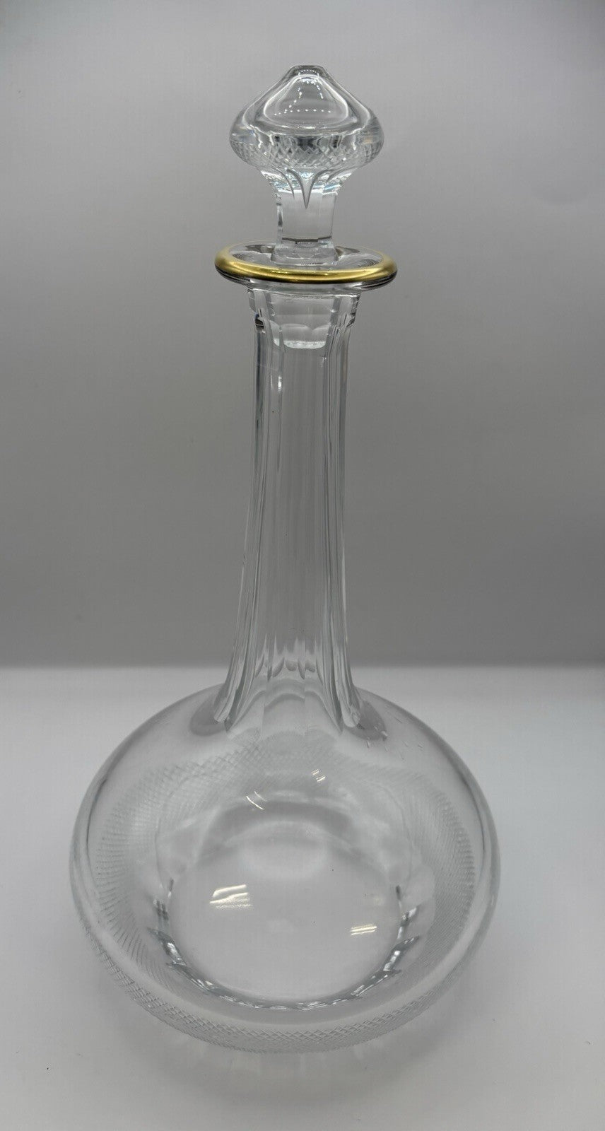 Moser - Royal Decanter with Stopper Crystal Glass Vintage Made In Austria