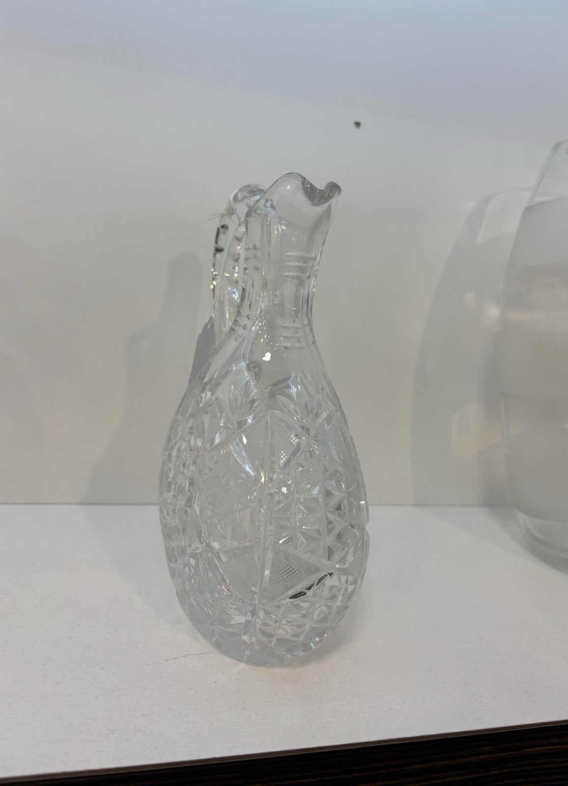 Vintage Mid-Century Crystal Brilliant Cut Decanter