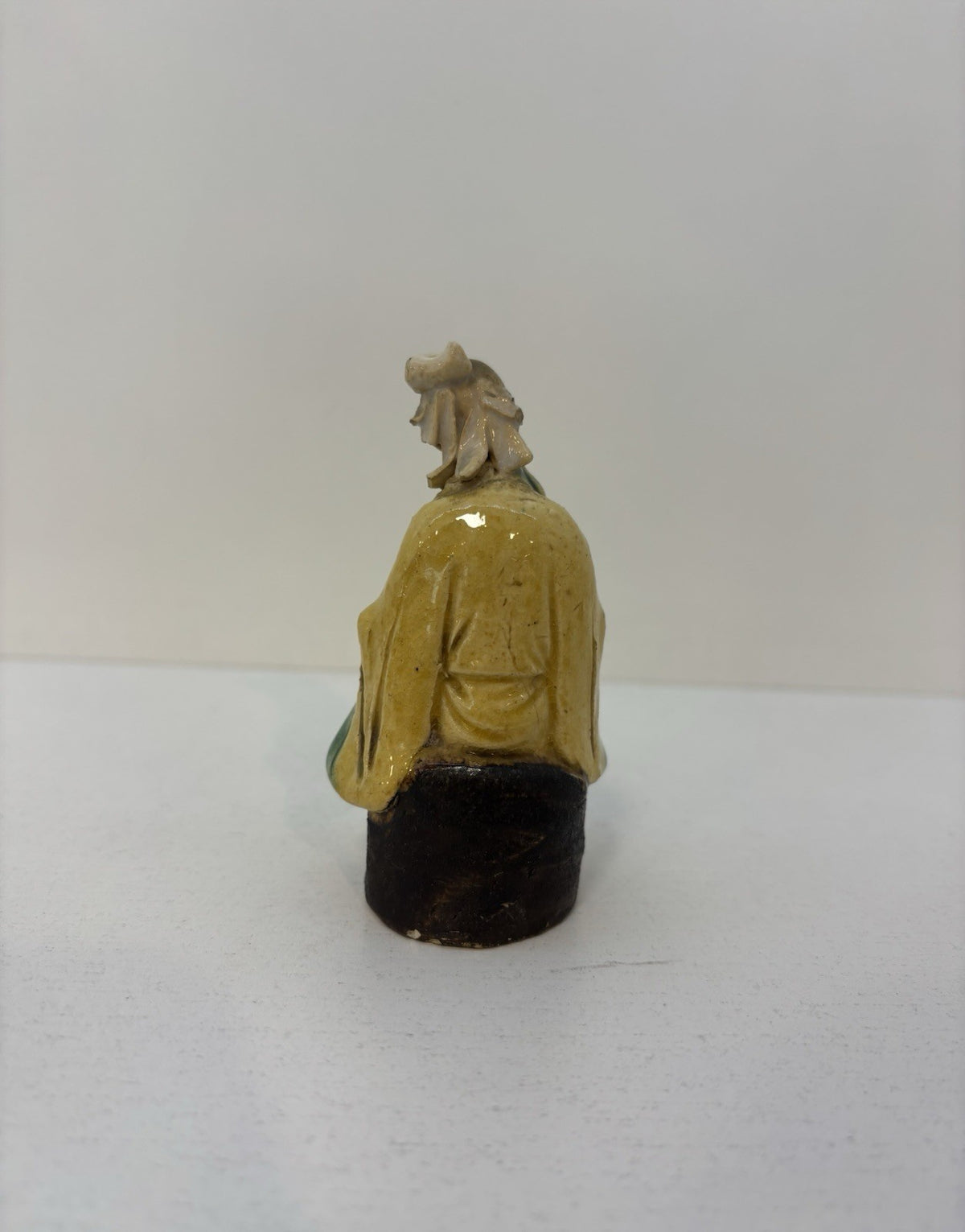 Vintage  Chinese Mudman Collectible Figurine 3.7”