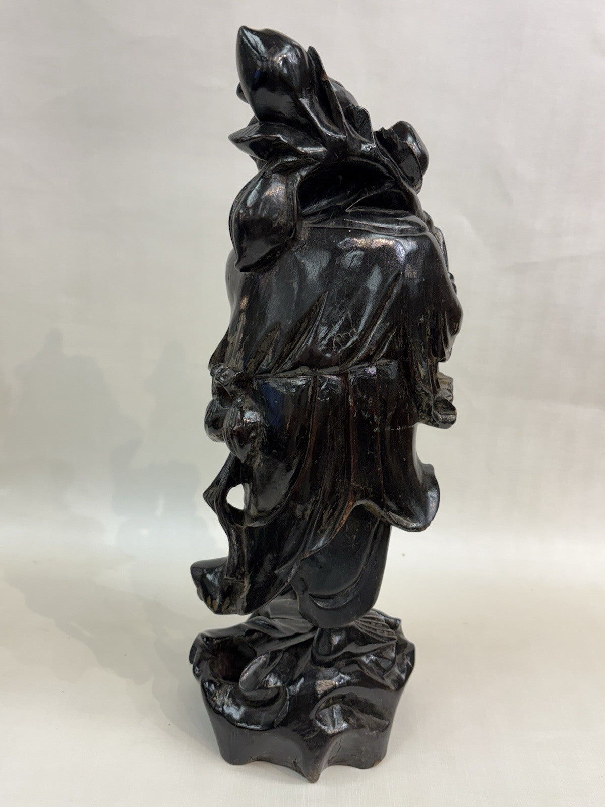 Antique Chinese wood Hand Carved Figure Statue