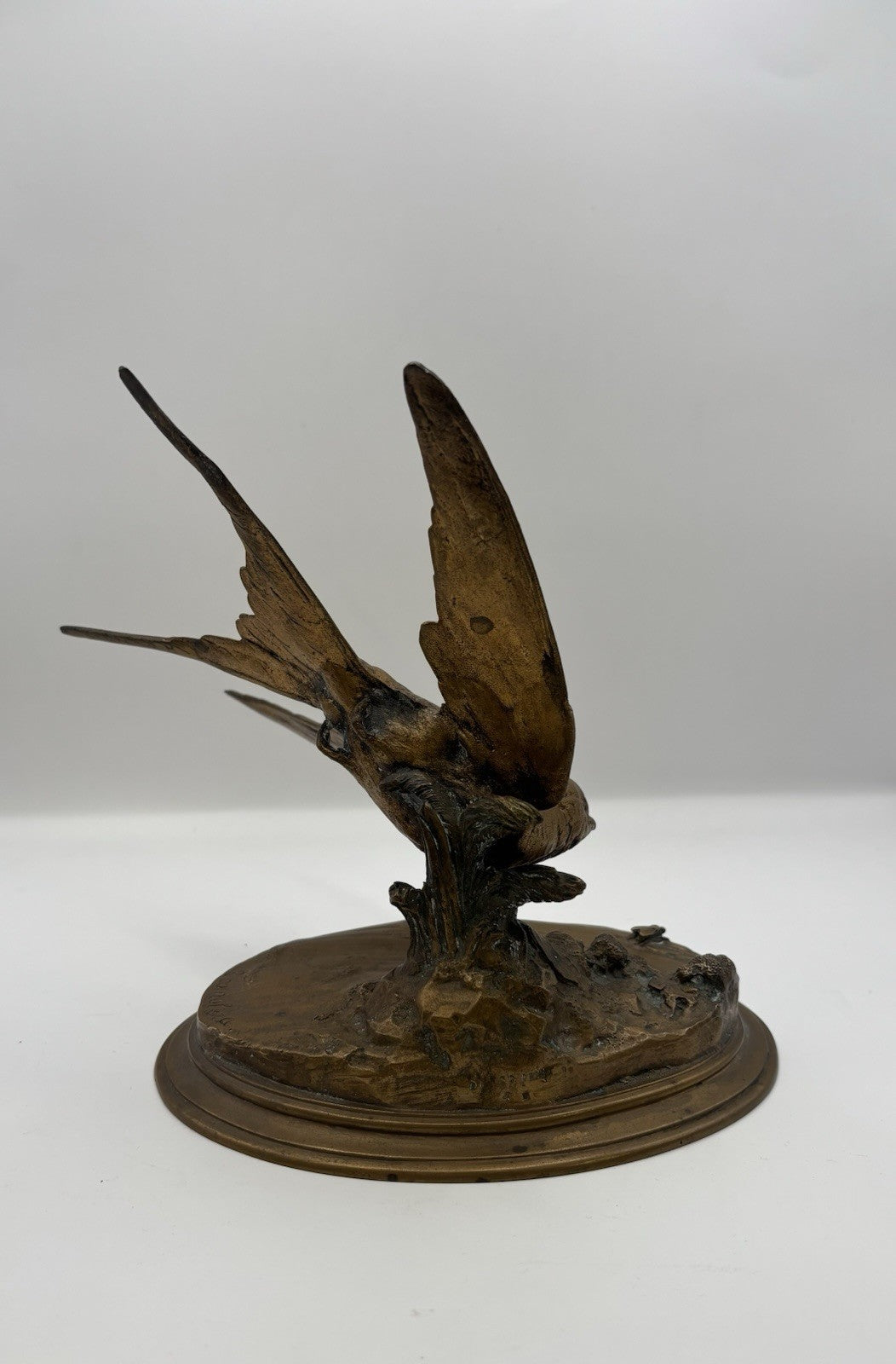Paul Comoléra French 1818- 1897 Signed Antique Bronze Figurine Sculpture Art 6.4
