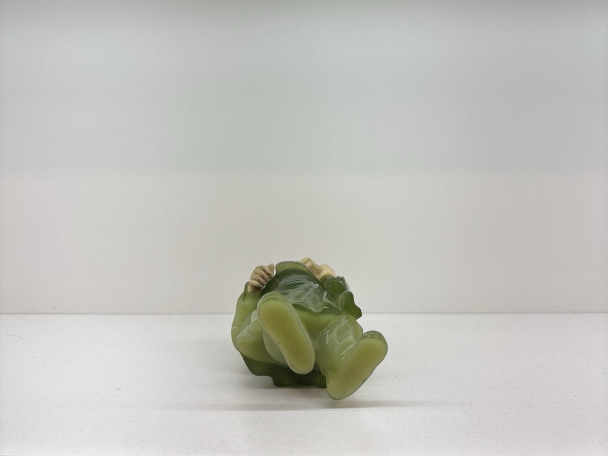 antique  jade powder figurine.