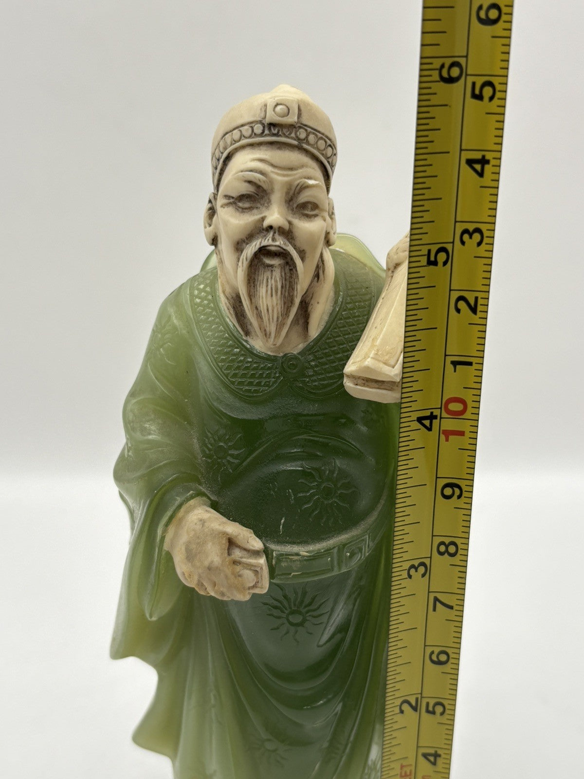 antique  jade powder figurine.