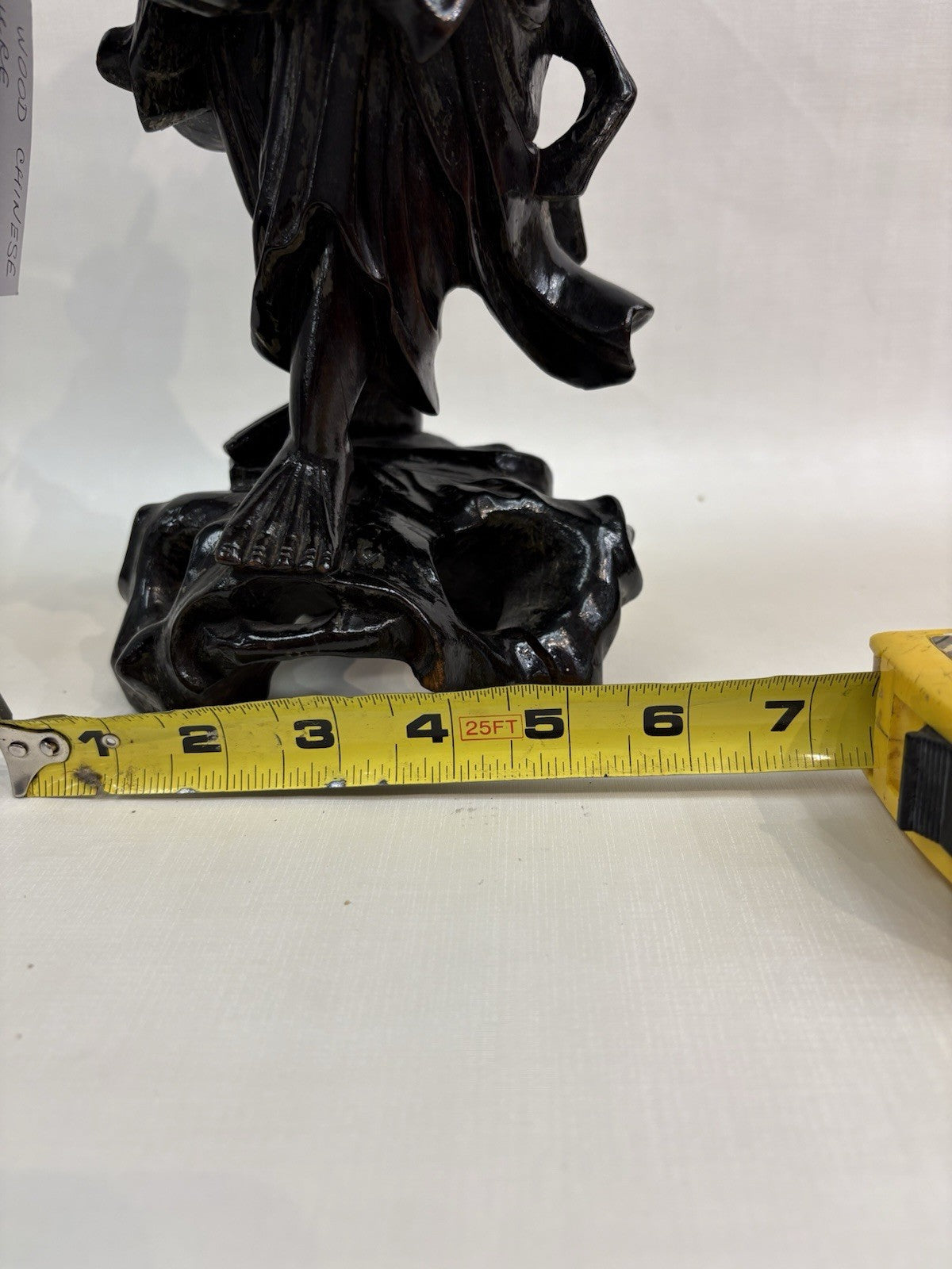 Antique Chinese wood Hand Carved Figure Statue