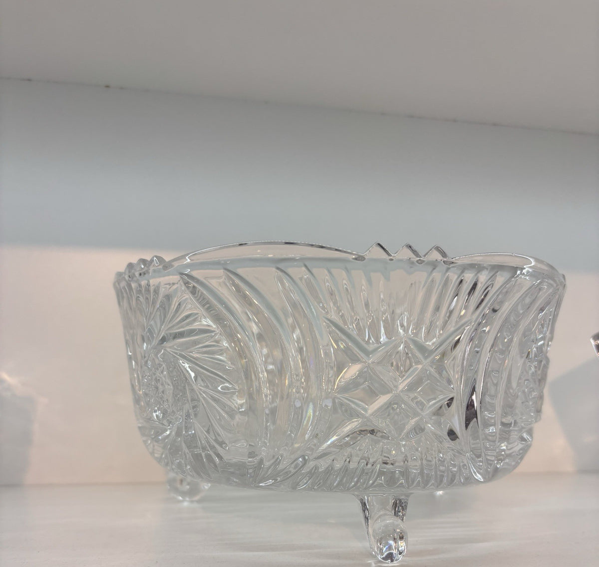 Magnificent West German lead crystal hand cut brilliant
