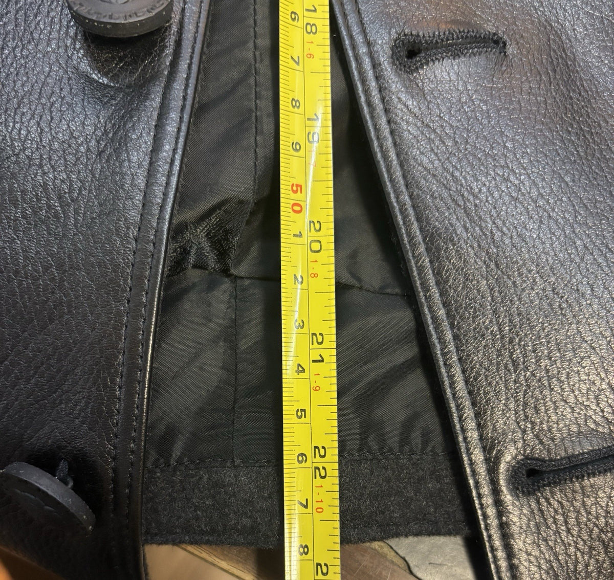 Gianni Versace Black Leather Vest. Vintage. Size Not Label.