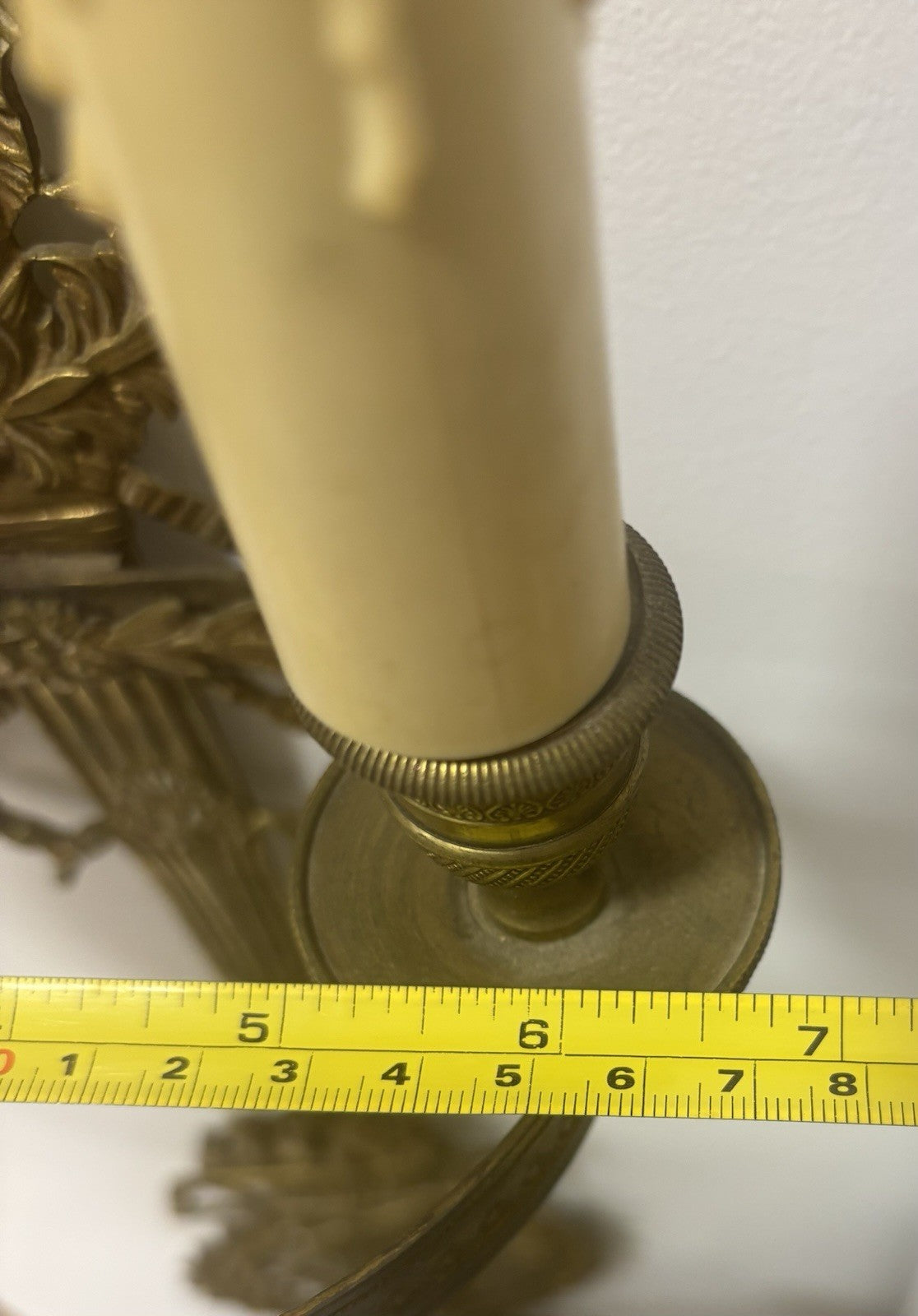 Pair of French Bronzes Wall Sconces 12” It necessarily needs to be wired