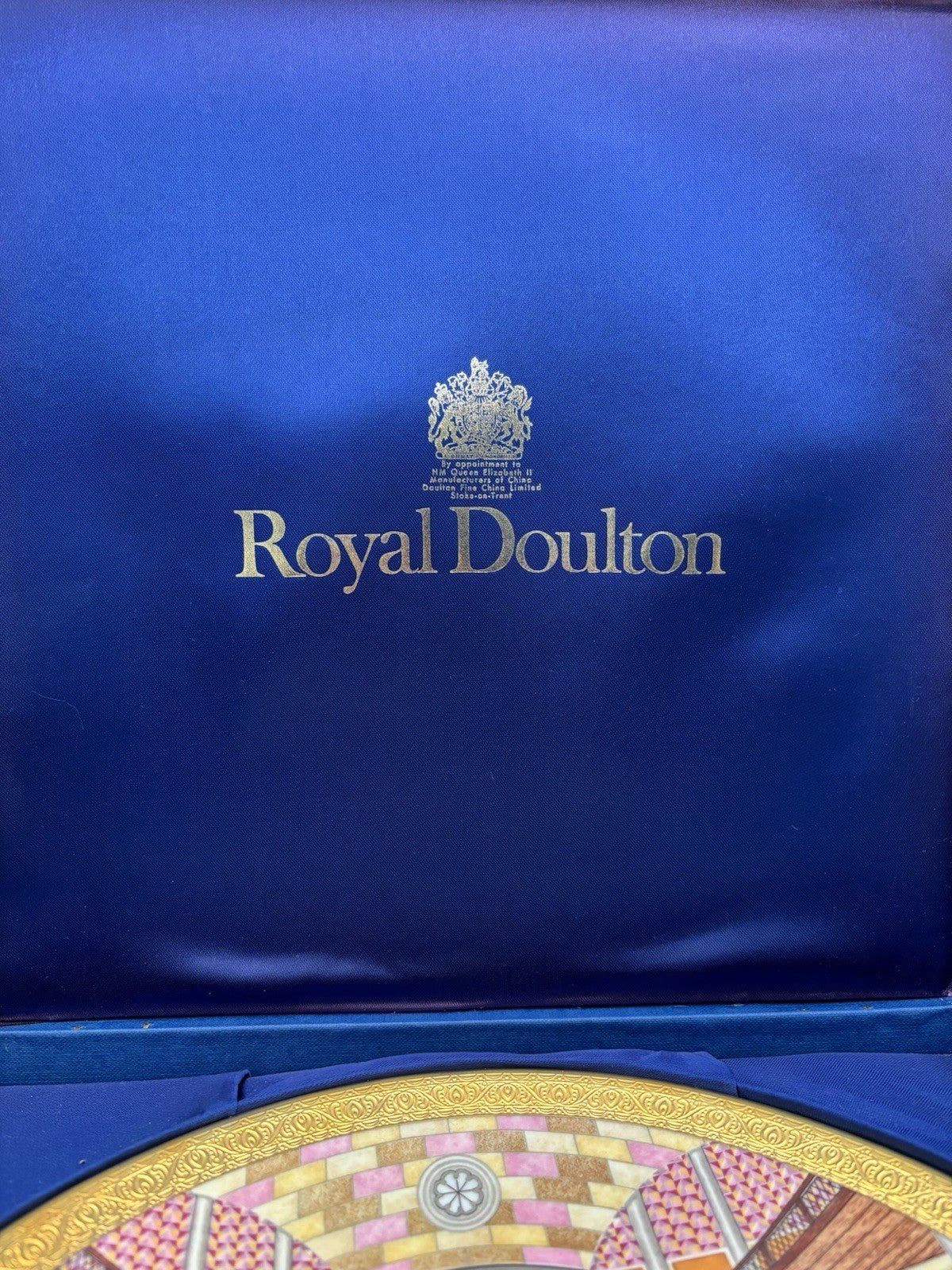 Royal Doulton "Celebration of Faith" collector plate, designed by James B. Woods