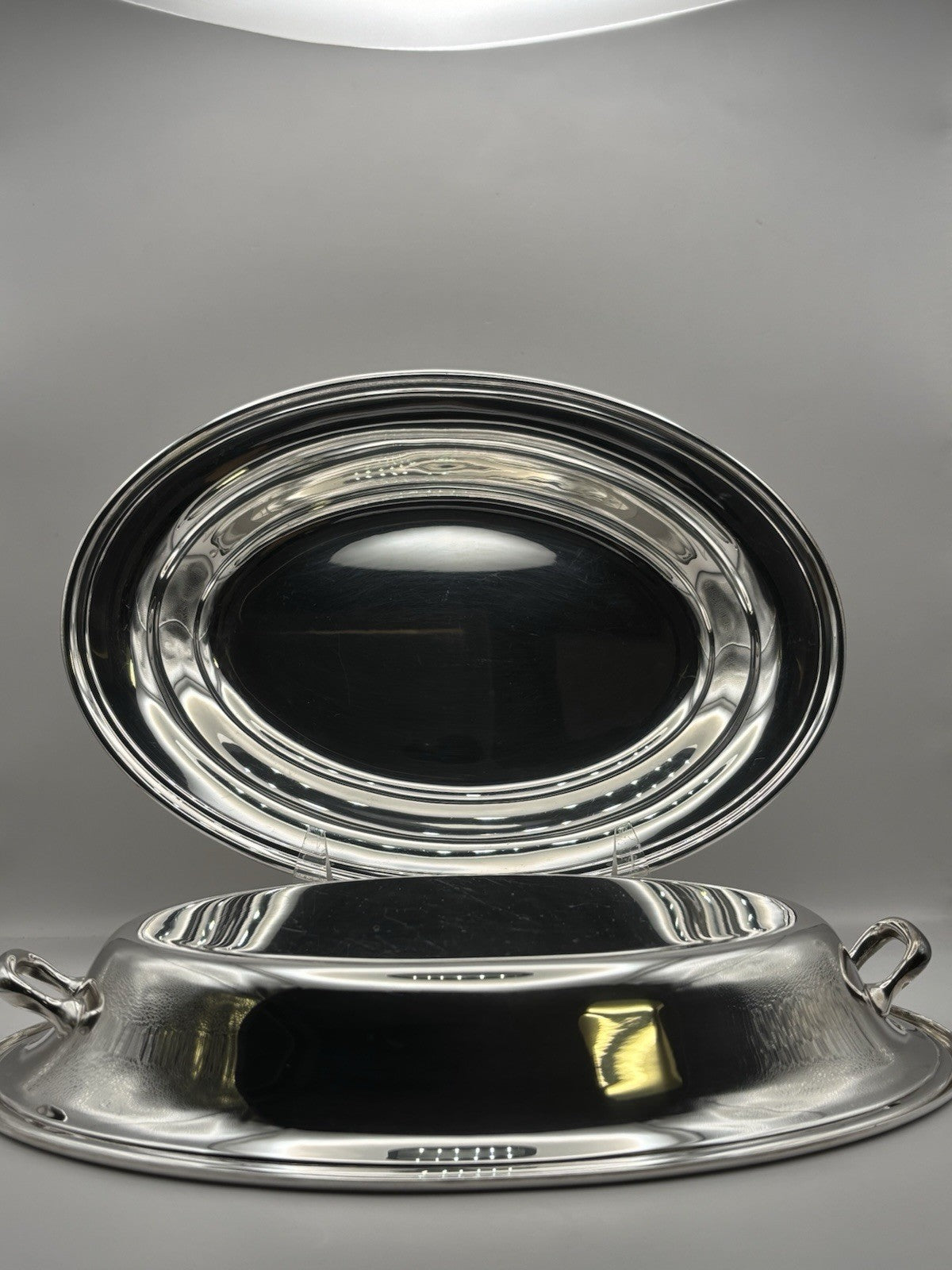 Vintage Gorham Silverplate Oval Serving Dish YC426-4 Made In USA