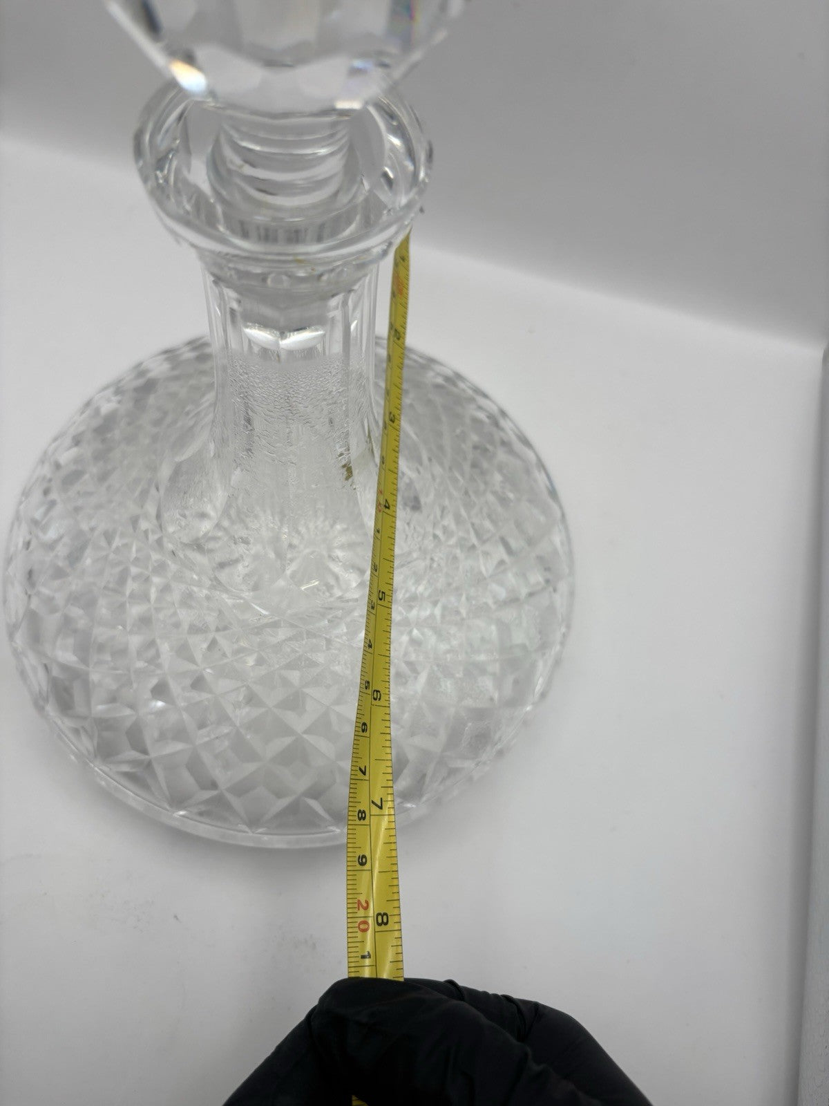 Waterford Crystal Alana Vintage Ships Decanter & Stopper, Discontinued, 9.75”