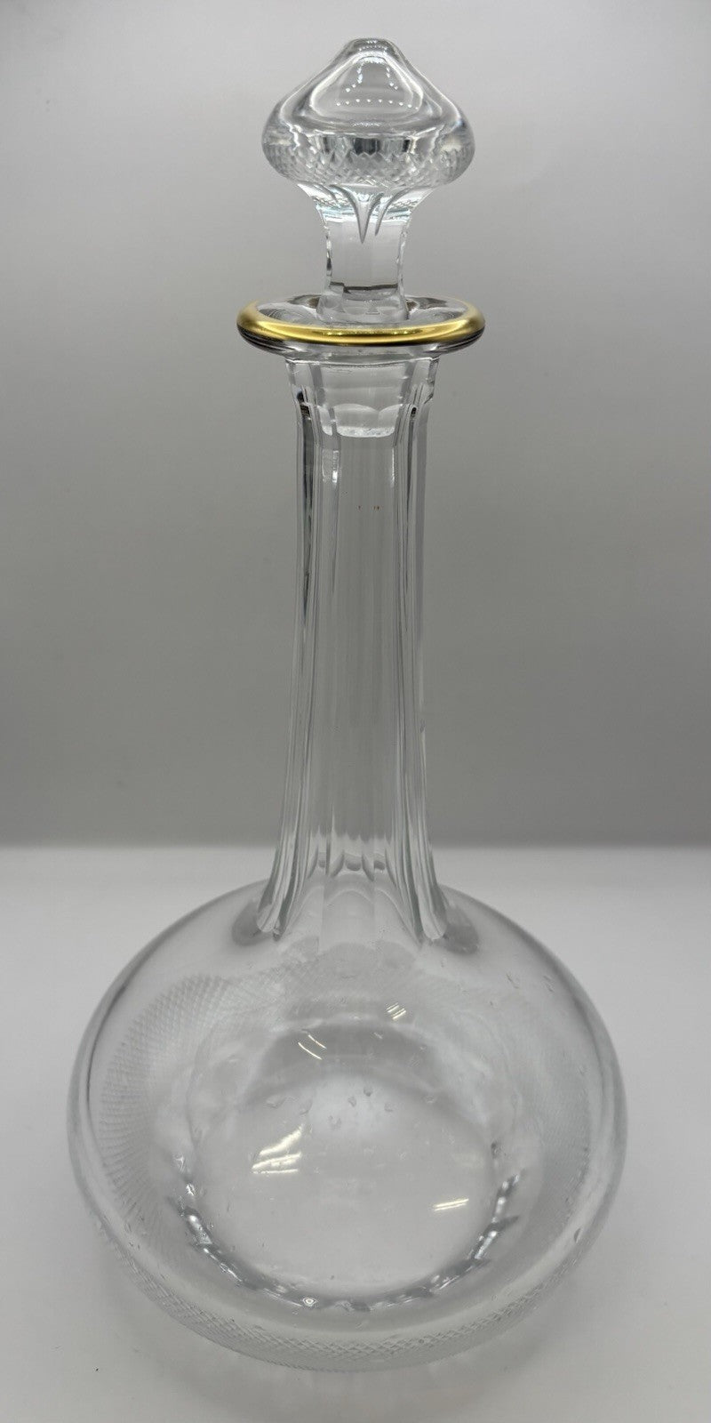Moser - Royal Decanter with Stopper Crystal Glass Vintage Made In Austria