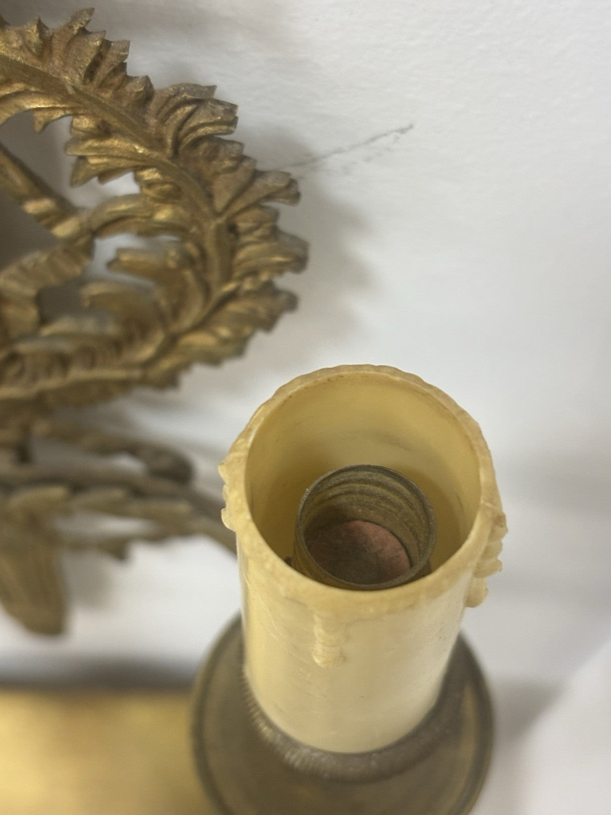 Pair of French Bronzes Wall Sconces 12” It necessarily needs to be wired