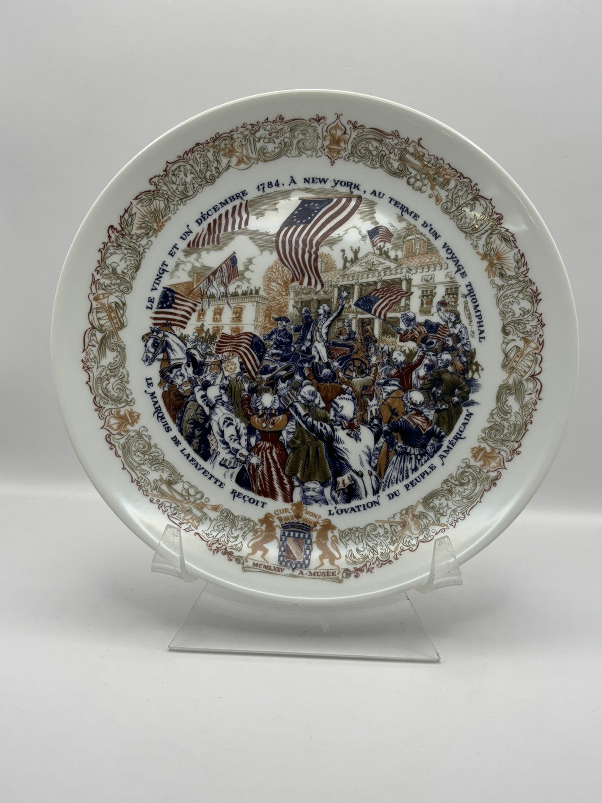 D'Arceau Limoges - Historic American Event - Collectible Plates Set Of 7