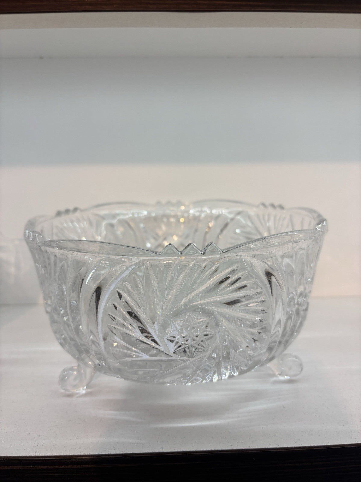 Magnificent West German lead crystal hand cut brilliant
