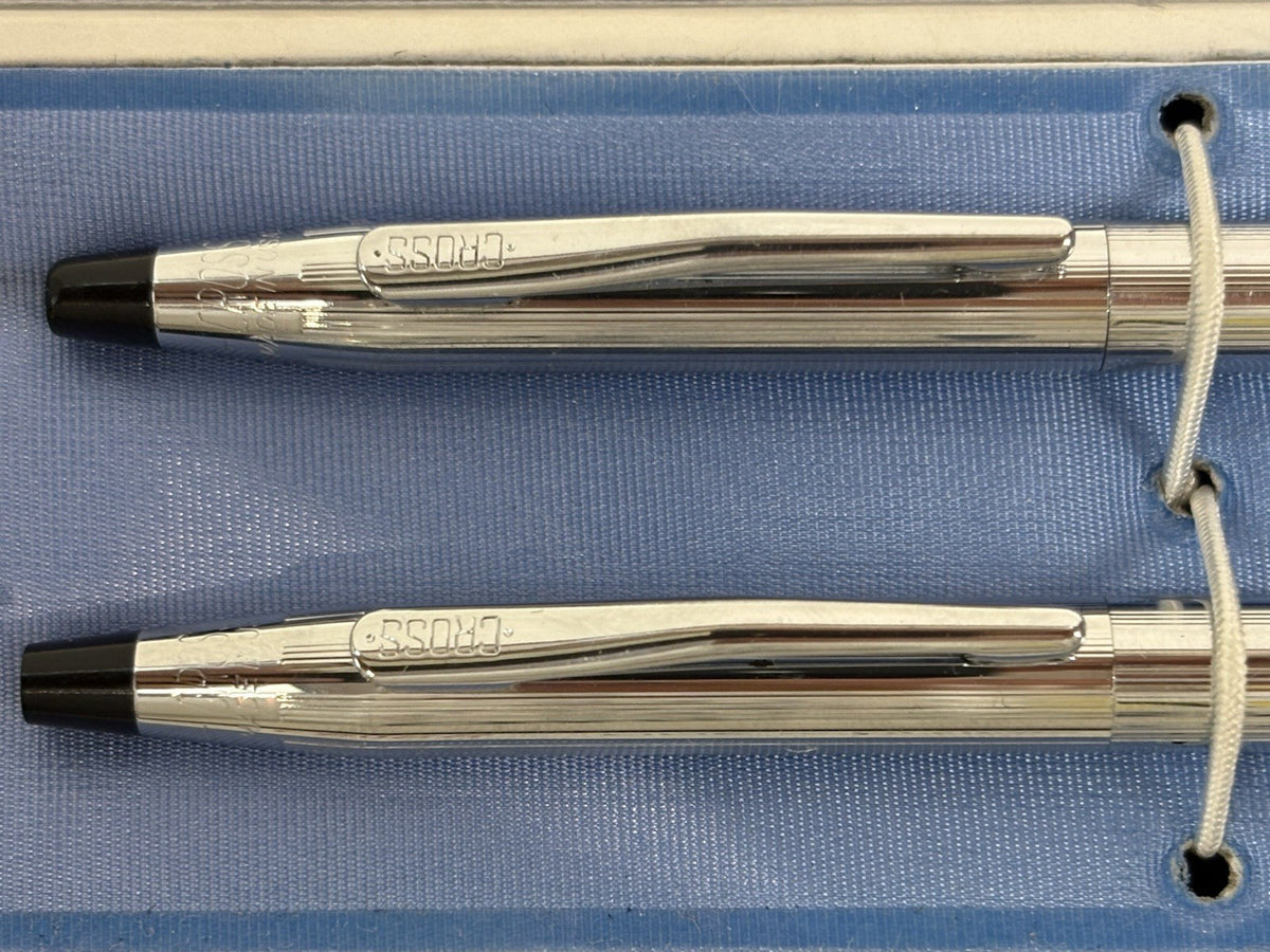 Cross "Lustrous Chrome" Ballpoint Pen in Original Box  Vintage