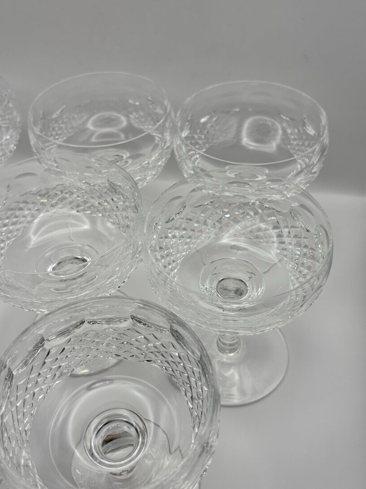 Colleen Short Stem (Cut) by WATERFORD CRYSTAL Wine Glasses Set of 8