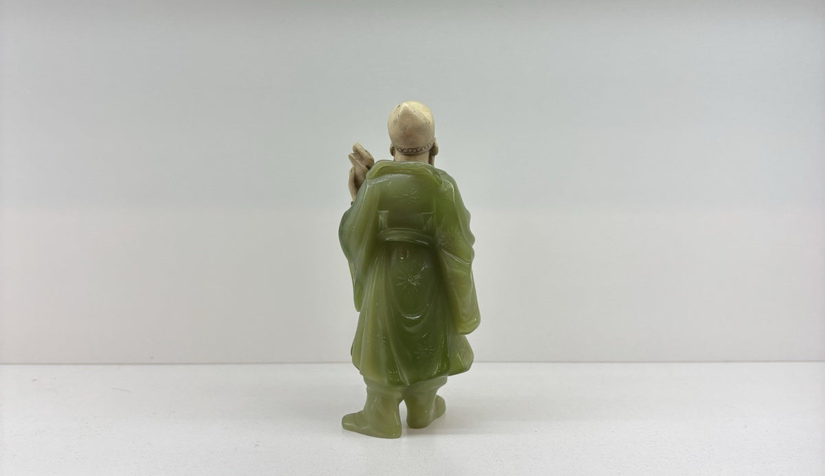 antique  jade powder figurine.