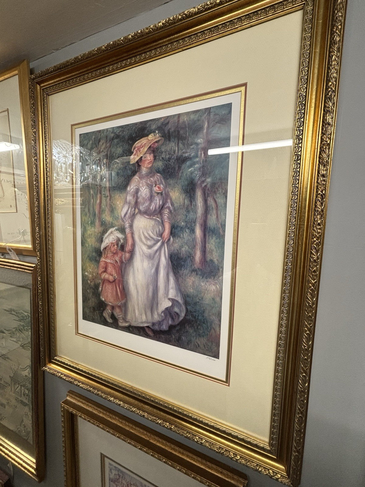 The Promenade by the French artist Pierre-Auguste Renoir.  183/1000