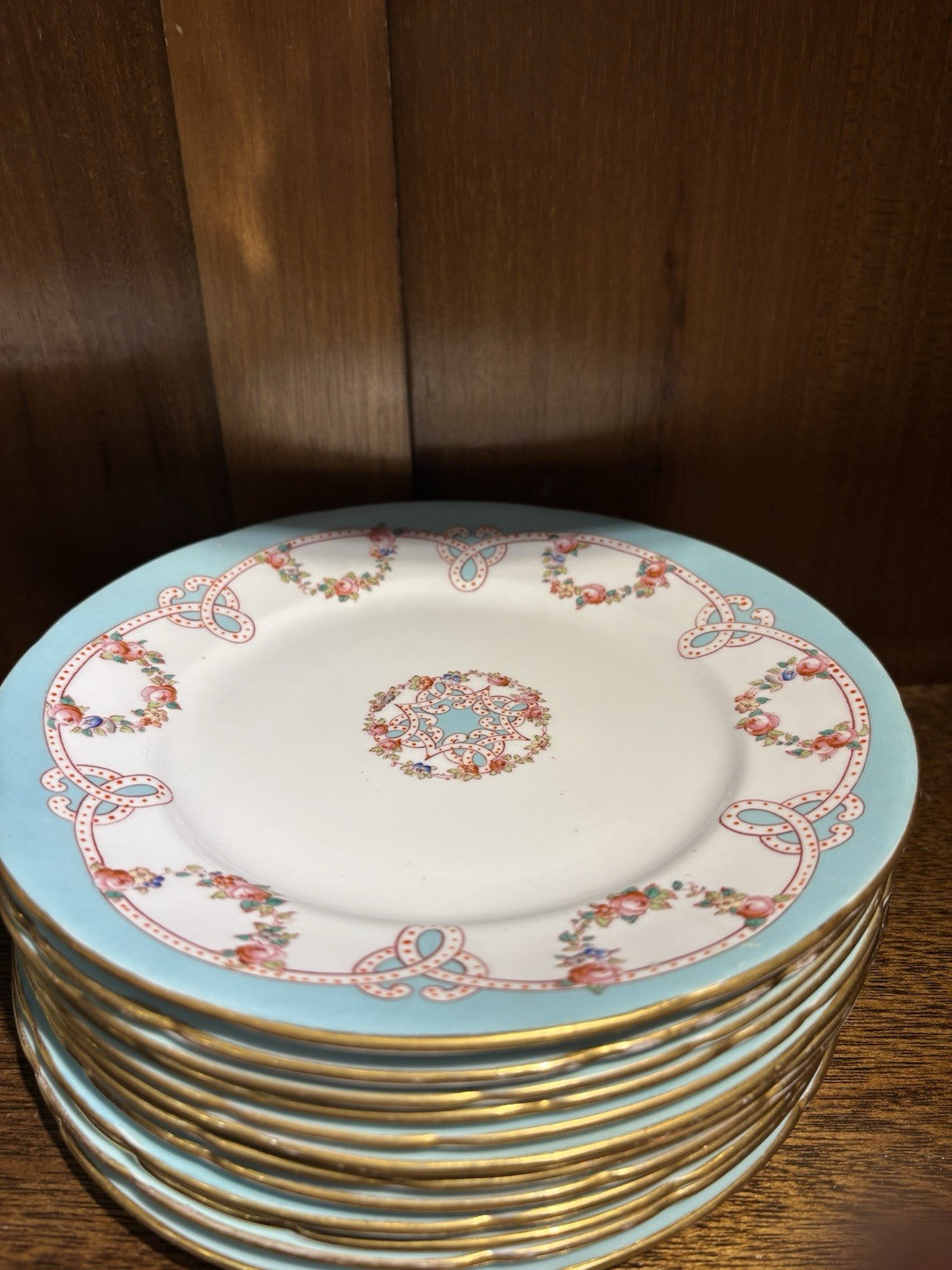 antique french utzchneider co sarreguemies porcelain set