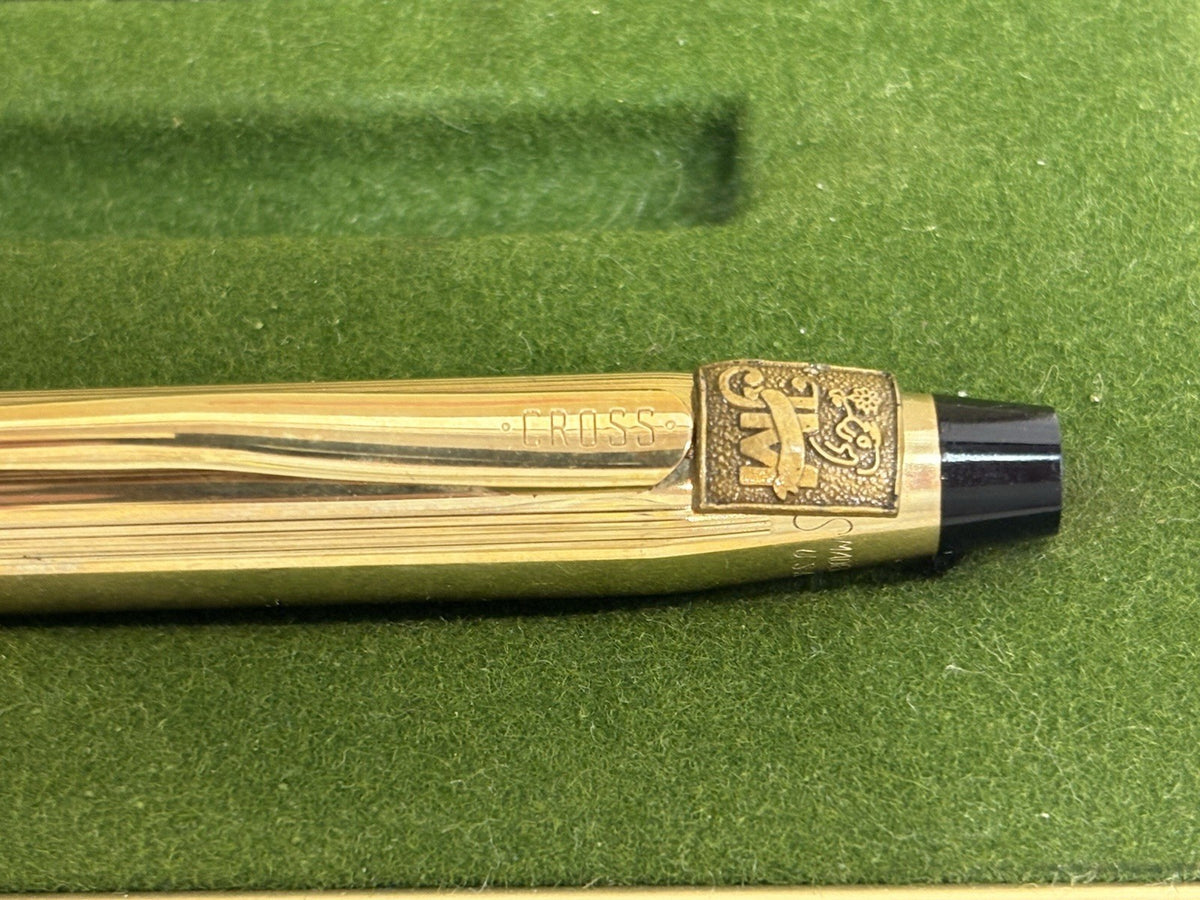 12k Gold-Filled Soft-Tip Pen in Box w/black Ink Refill