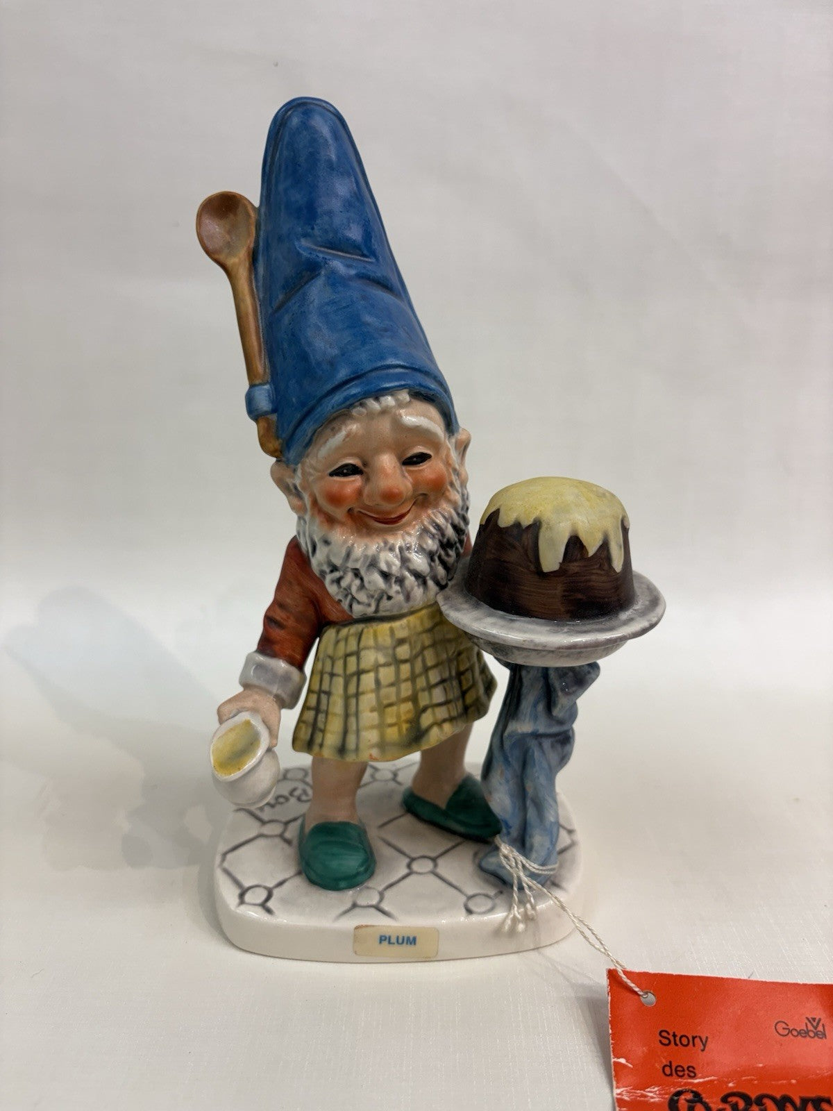 Goebel Co-Boy Gnome "Plum the Pastry Chef" figurine Made In Germany