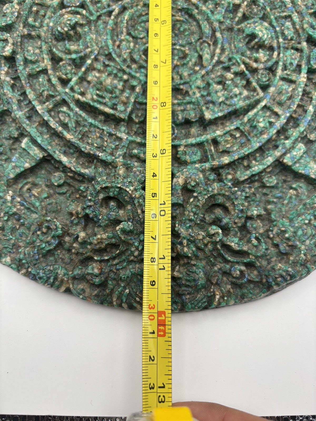 Wall Plague Manger Aztec Calendar Design Wall Hanging Art Home Decor 11.7”