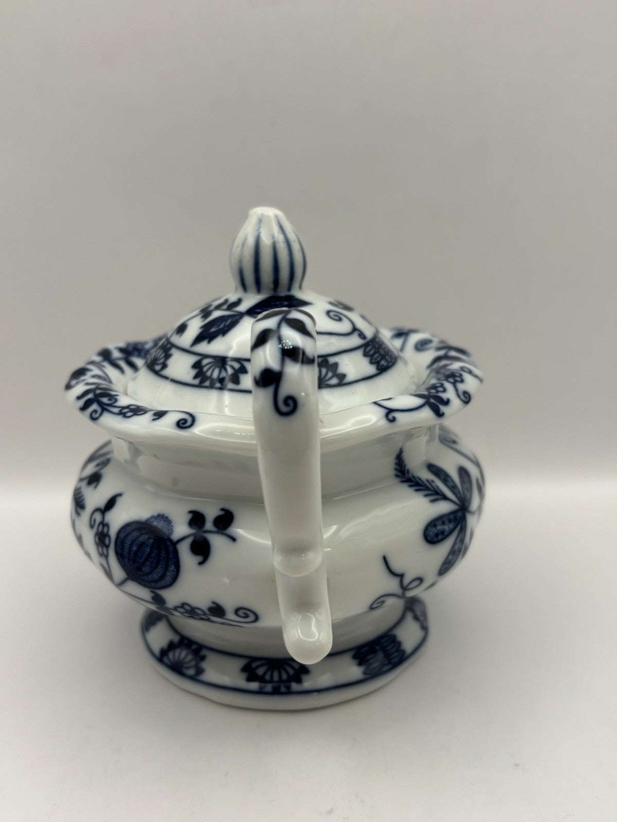 Vienna Woods Fine China In The Iconic Blue Onion Pattern Tea Cup and Saucer Set