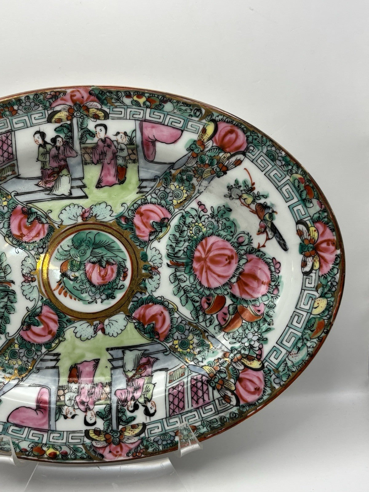 Japanese Porcelain Ware Teapot Hand Decorated in Hong Kong A.C.F