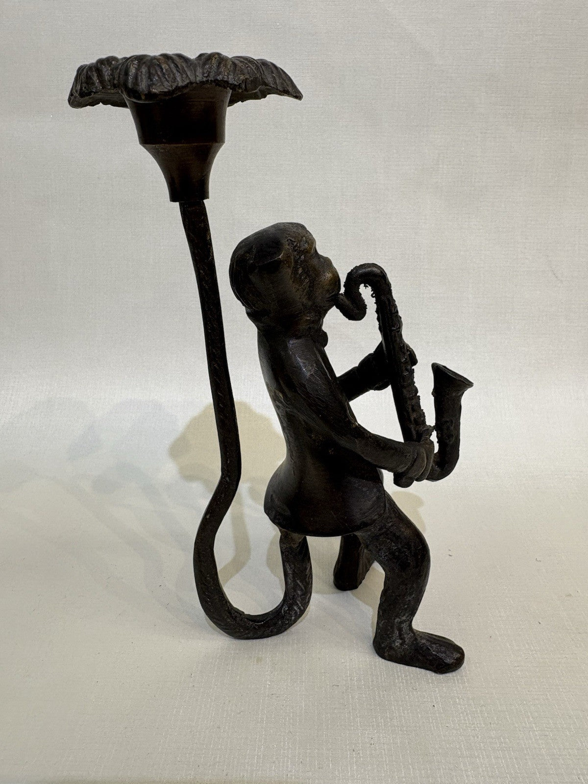 Brass Monkey Playing Saxophone