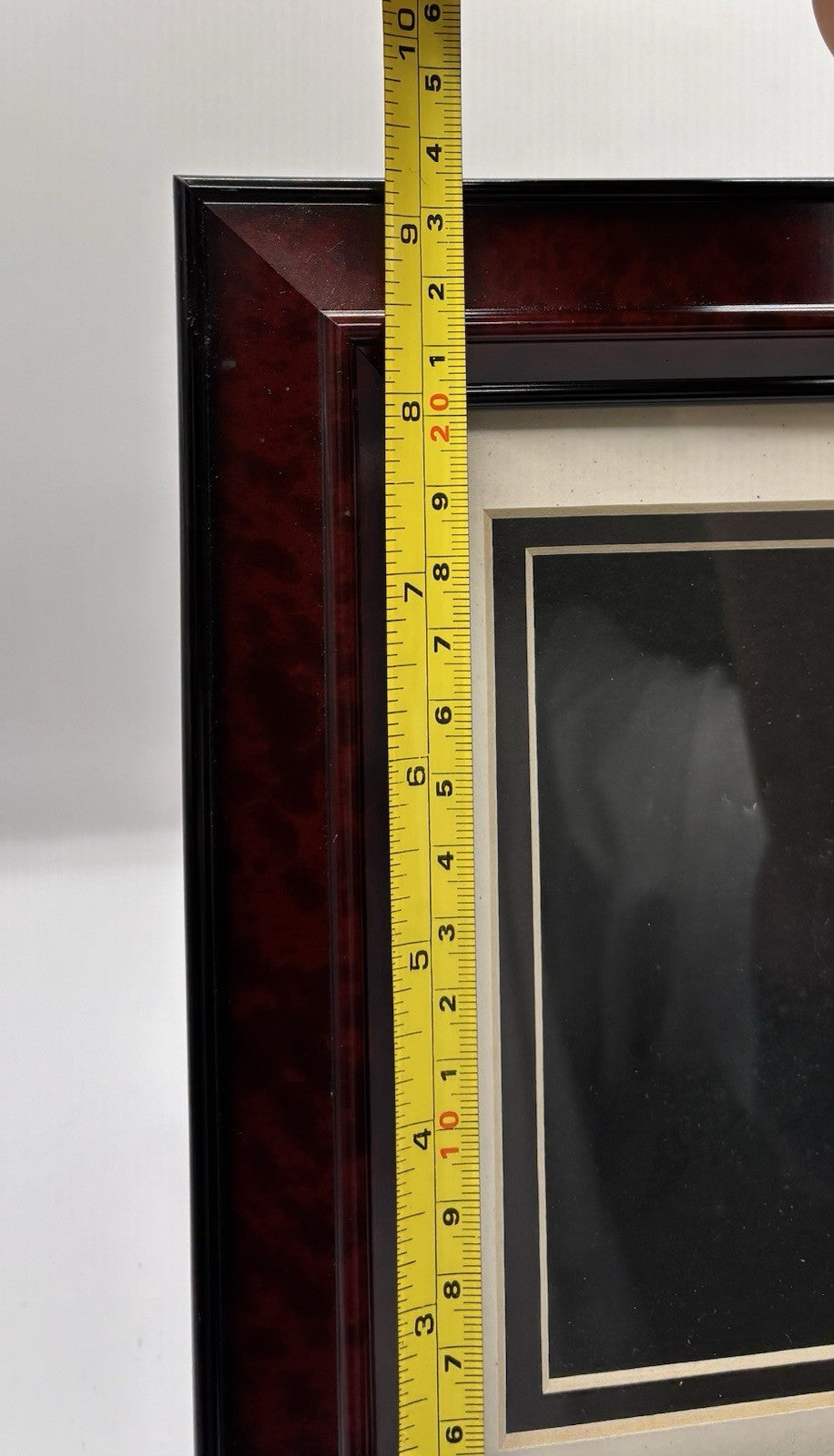Double Diploma Photo Picture Frame Cherry Wood 7x9 5x7
