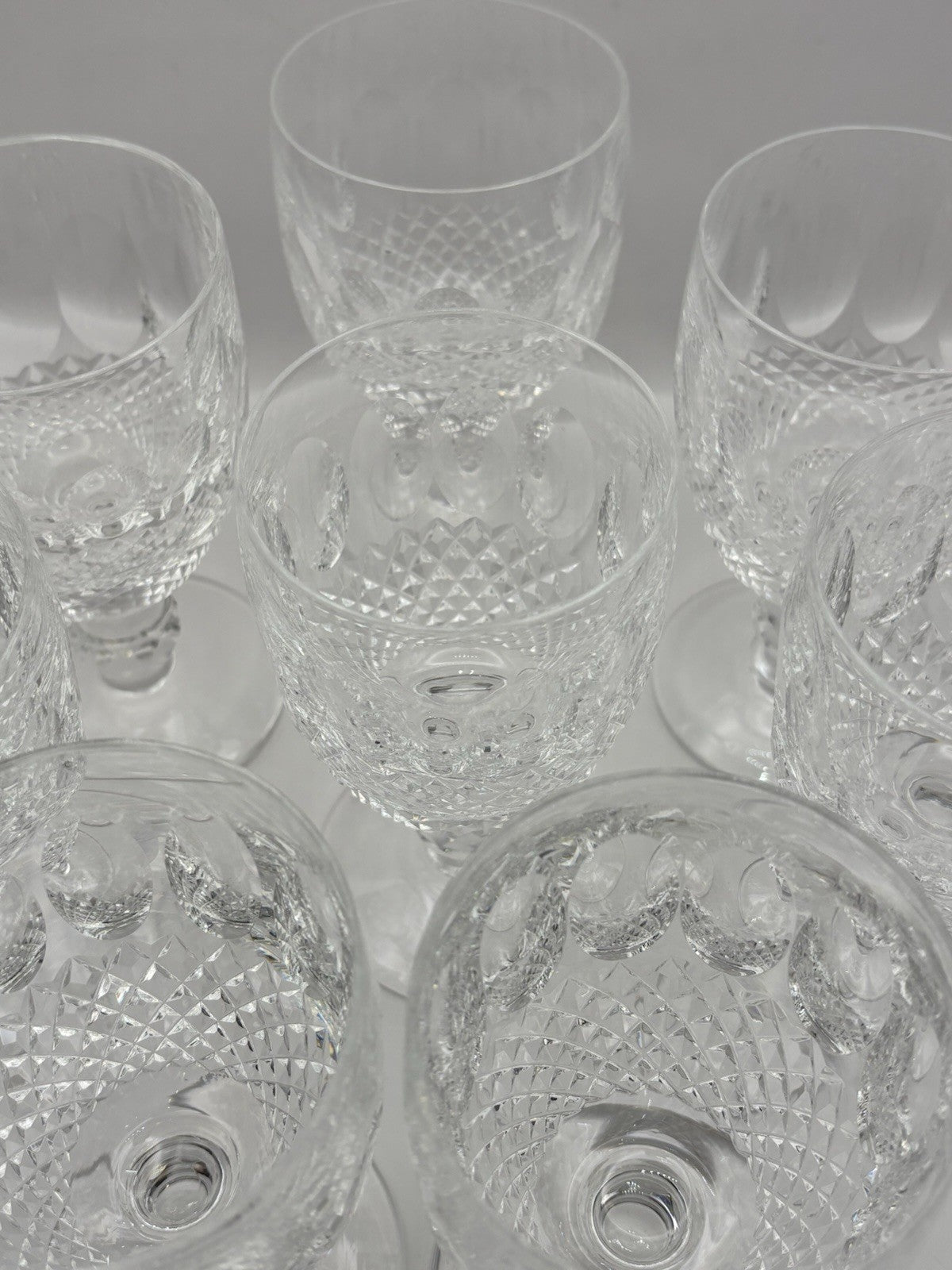 Waterford Crystal Colleen Short Stem Pattern Water Goblets, Set Of 8 , 5.25"
