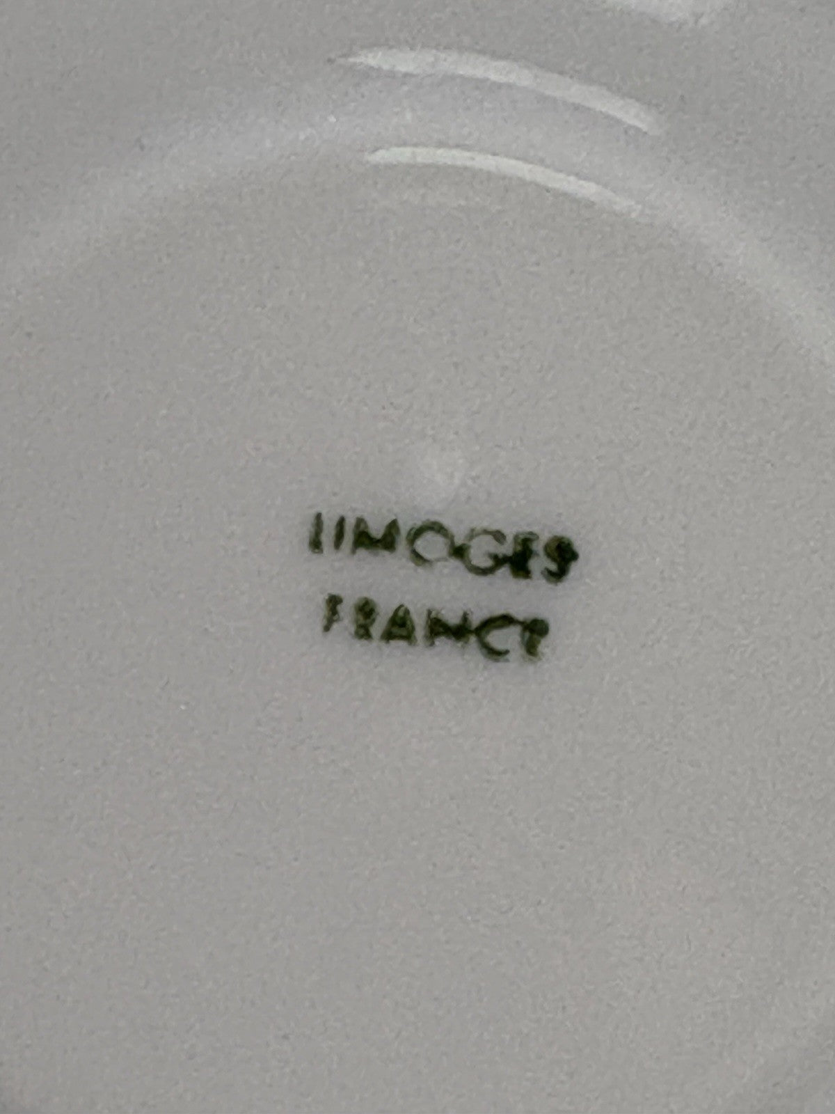 Small Plate Made Frnce Imperial Porcelain Gold Trim