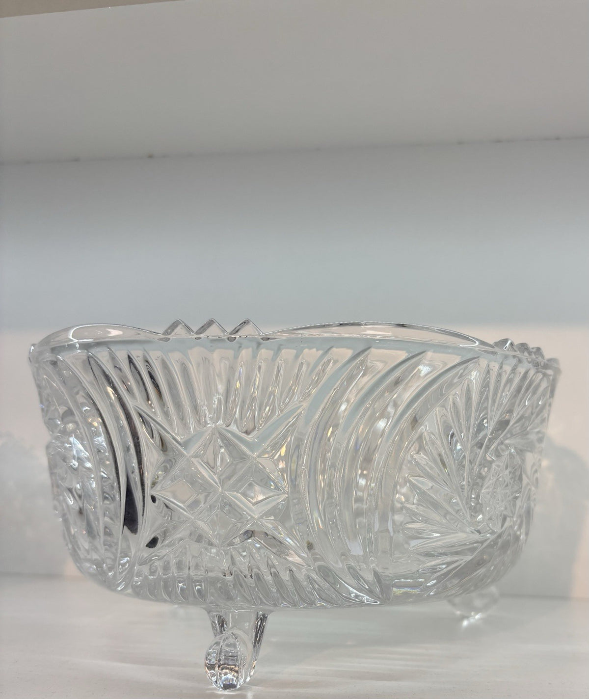 Magnificent West German lead crystal hand cut brilliant