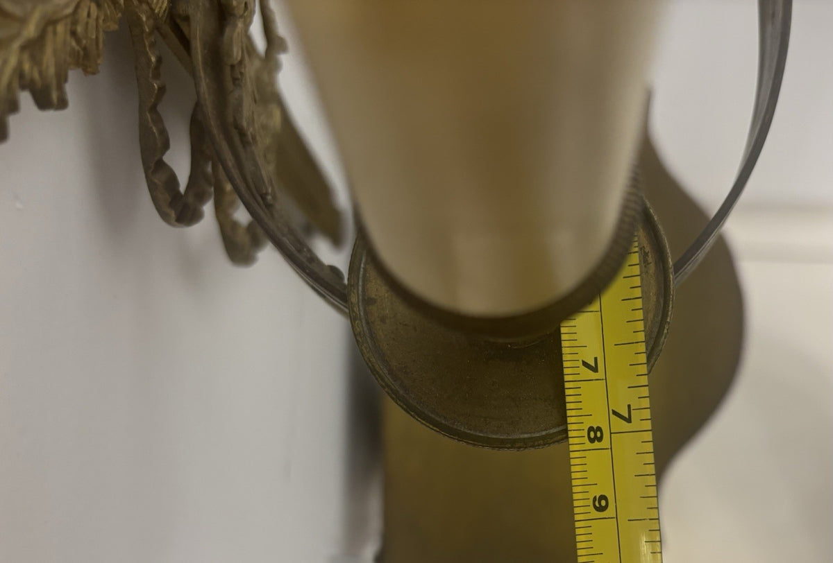 Pair of French Bronzes Wall Sconces 12” It necessarily needs to be wired