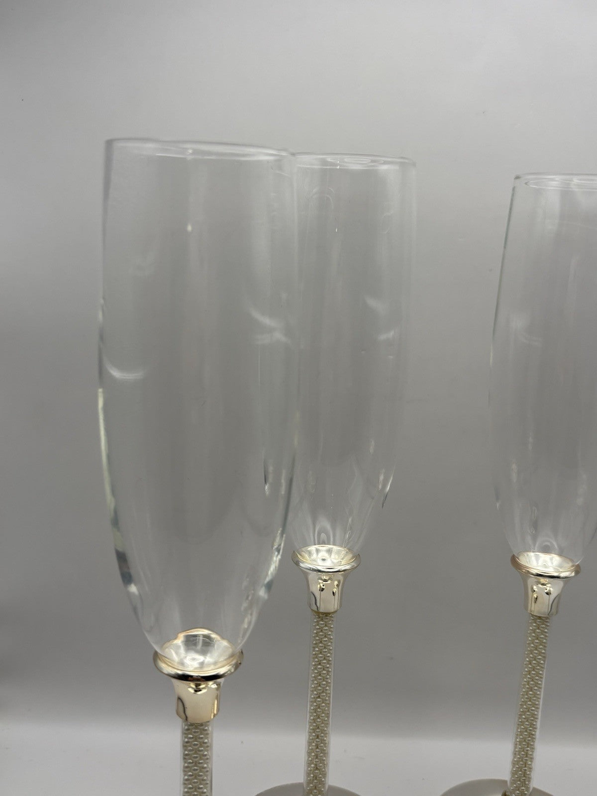 Lenox Jubilee Pearl Toasting Flute Set of 4