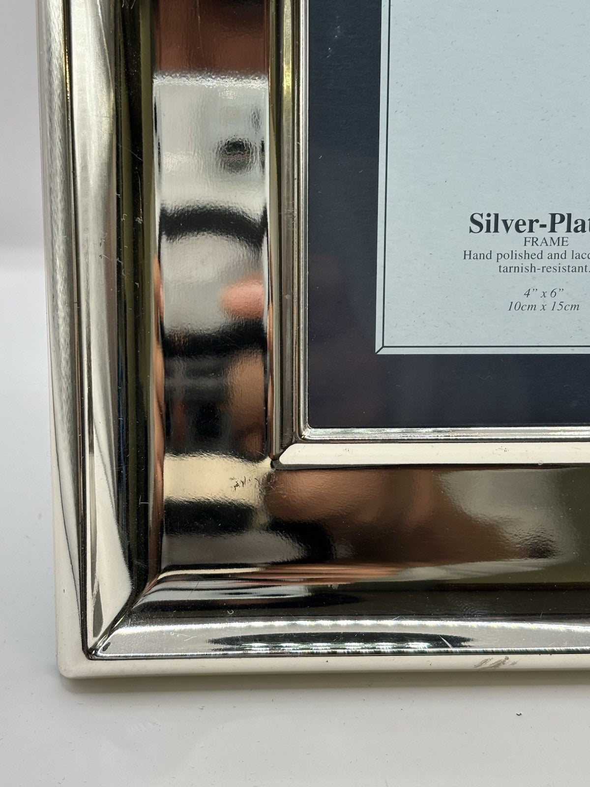 Philip Whitney Ltd. Silver Plated Hand Polished & Lacquered 5” x 7” photo frame
