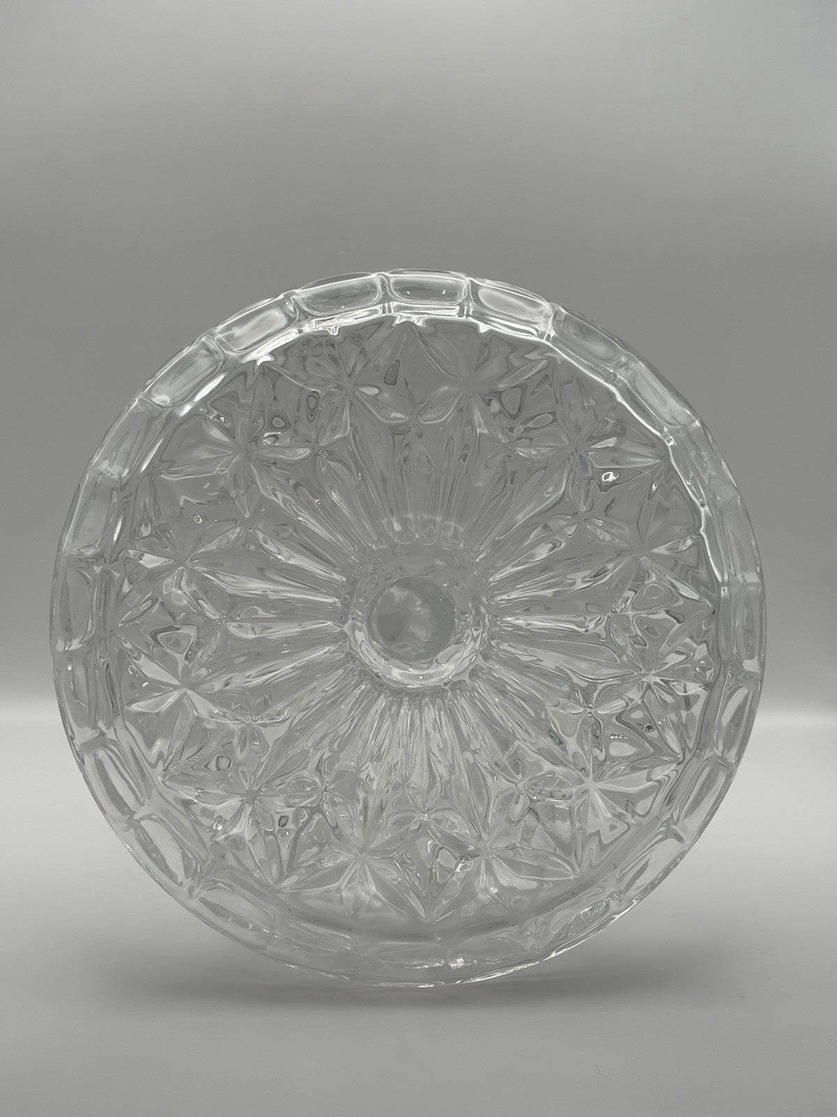 Vintage Cut Lead Crystal Glass Ships Decanter PeeDee Germany 24% Lead Crystal