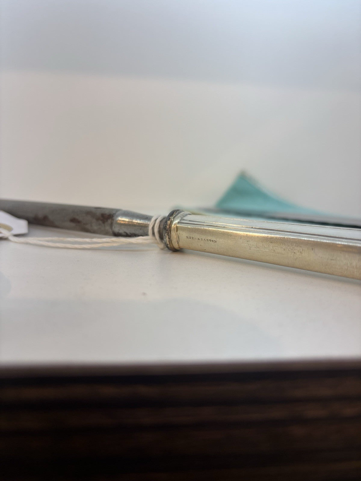 Magnificent Reed & Barton - knife sharpener Silver plated 12.5”