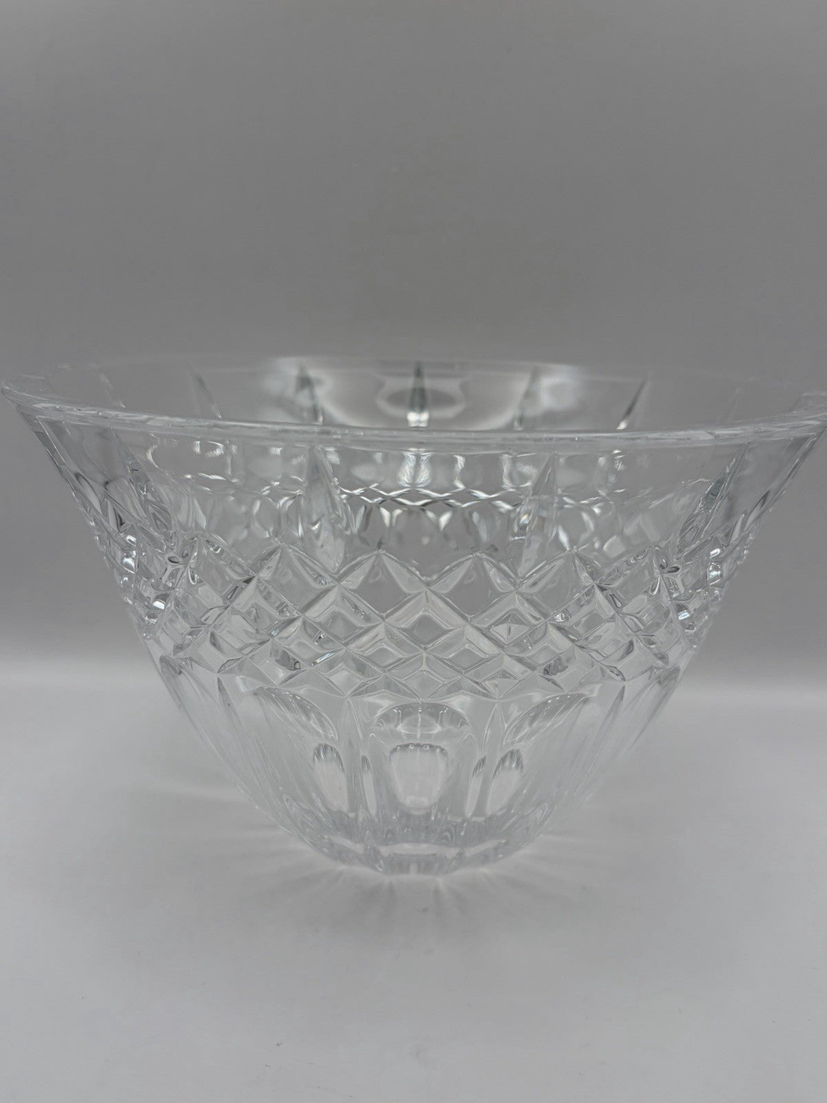 Waterford Marquis SHELTON Cut Crystal 8" Bowl - Signed RETIRED
