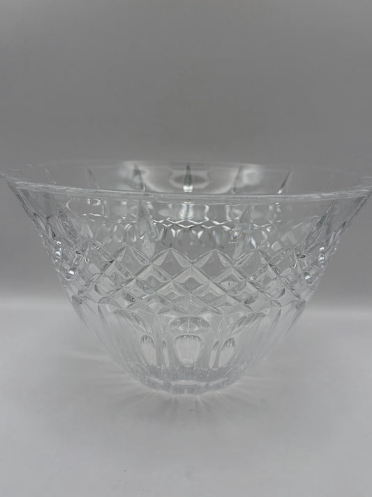 Waterford Marquis SHELTON Cut Crystal 8" Bowl - Signed RETIRED
