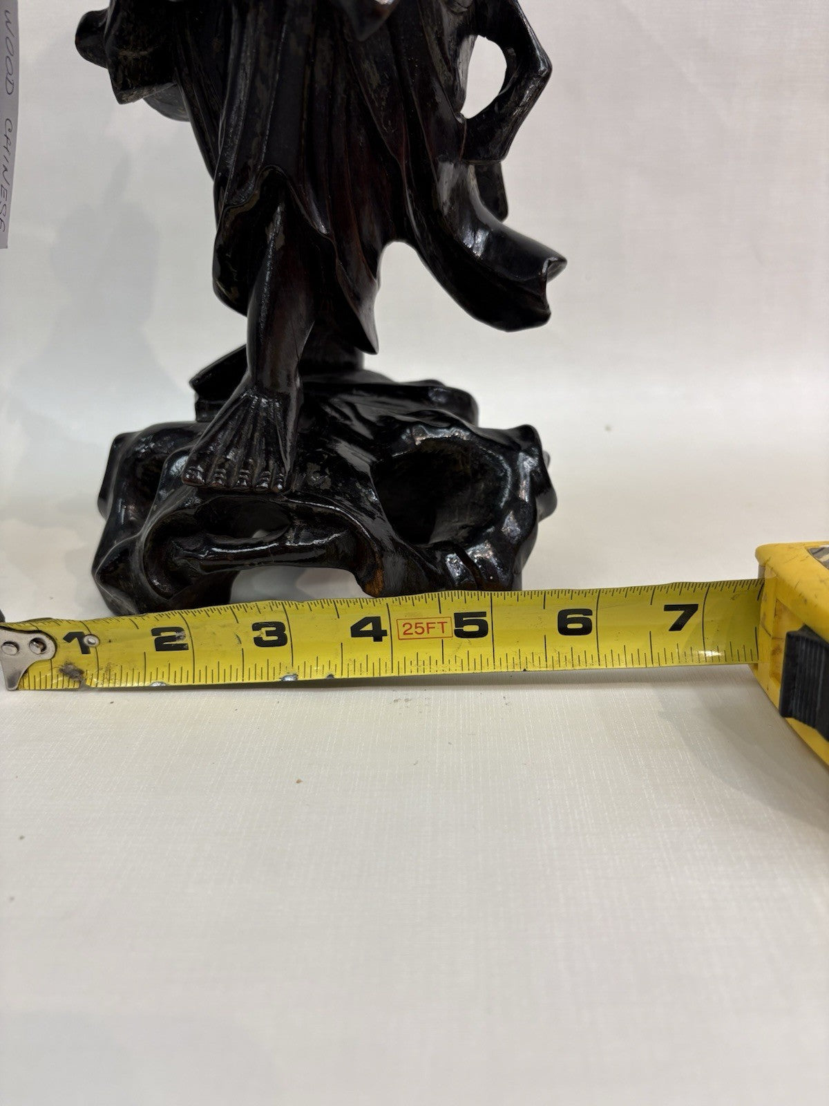 Antique Chinese wood Hand Carved Figure Statue