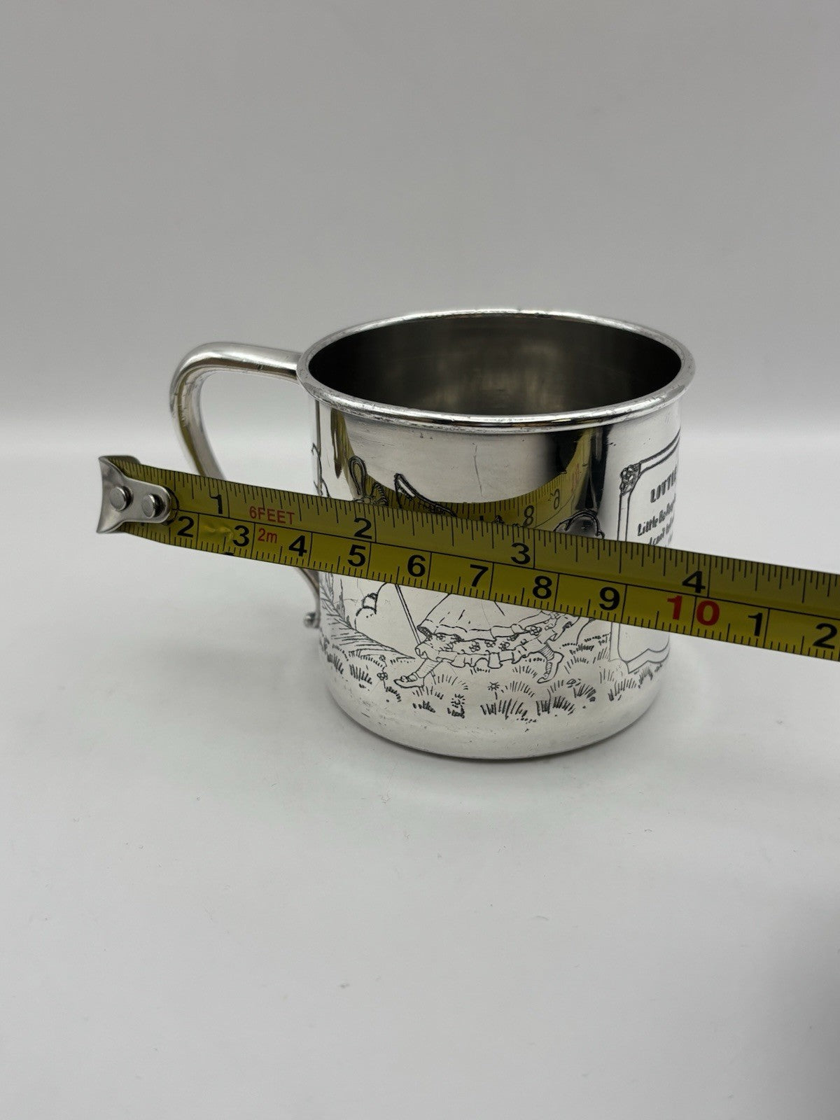 Wm. A. Rogers "Little Bo Peep" child's cup, 1900.silverplate, EPNS